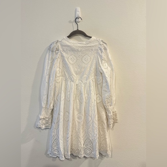Spell Dylan Smock Dress - White - Picture 4 of 7